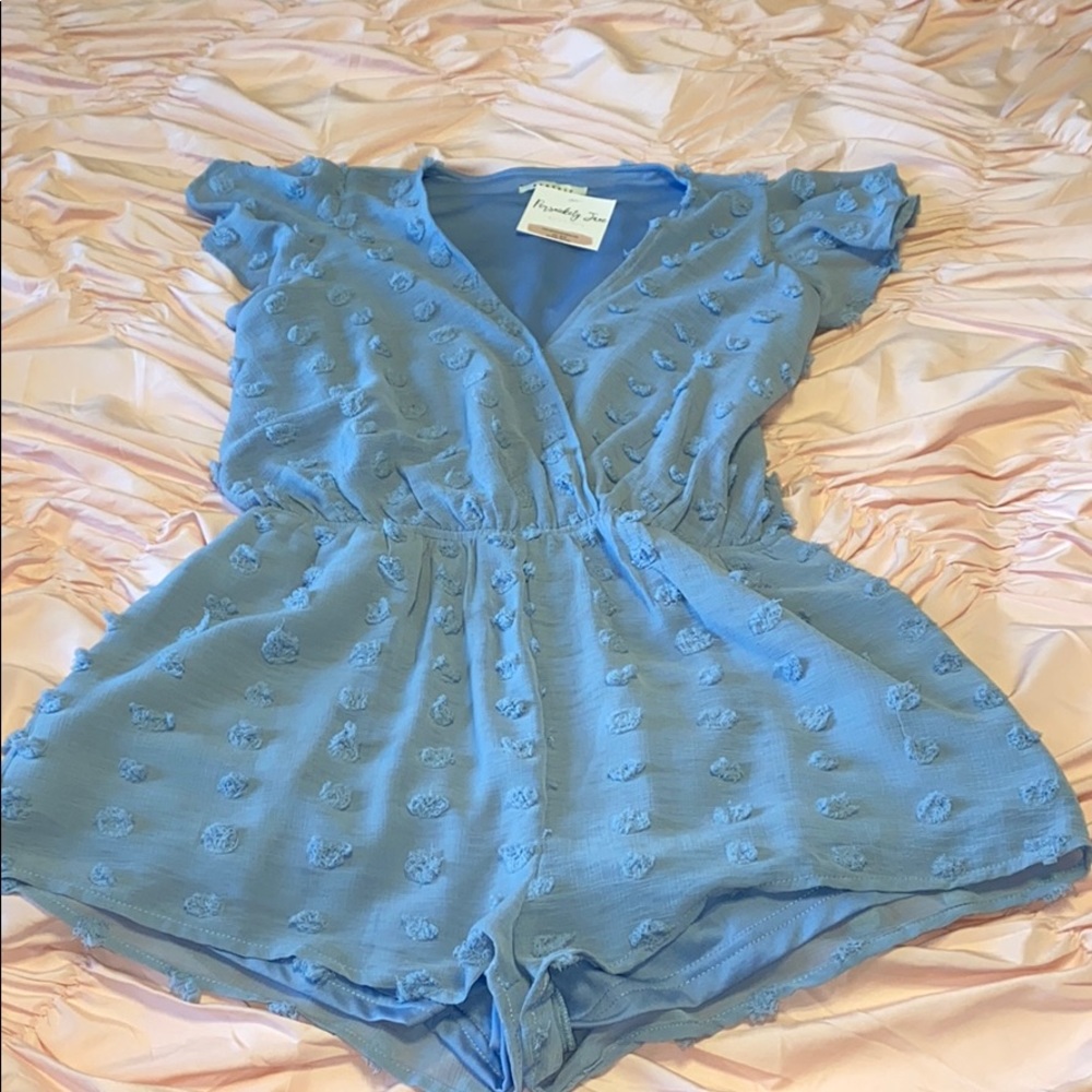 Blue Romper from local boutique